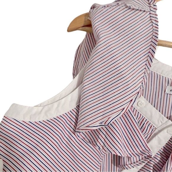 English Factory Ruffled Striped Off The Shoulder Top Size Small - Picture 3 of 9